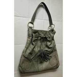 Bulga Leather Hobo Purse Handbag
